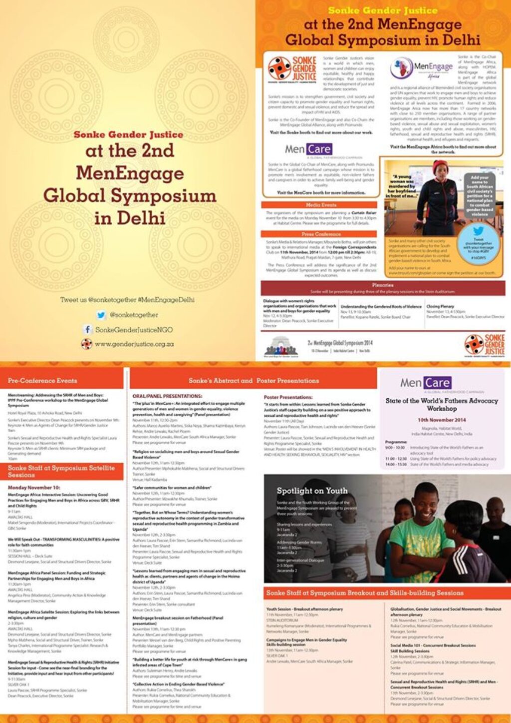 2nd Global MenEngage Symposium in Delhi