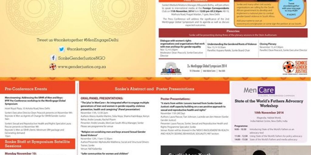 2nd Global MenEngage Symposium in Delhi