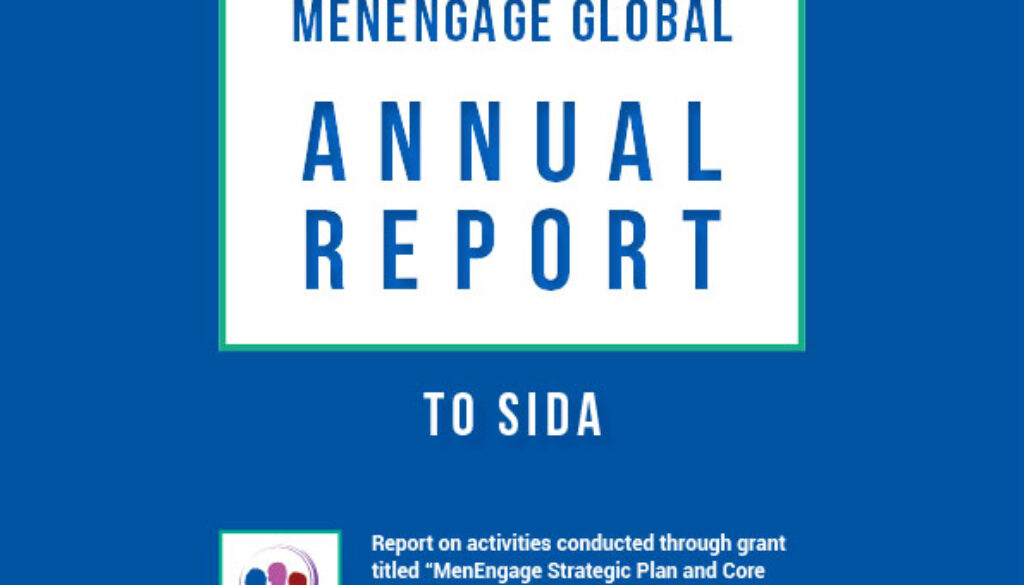 MenEngage_Annual Report to SIDA 2013