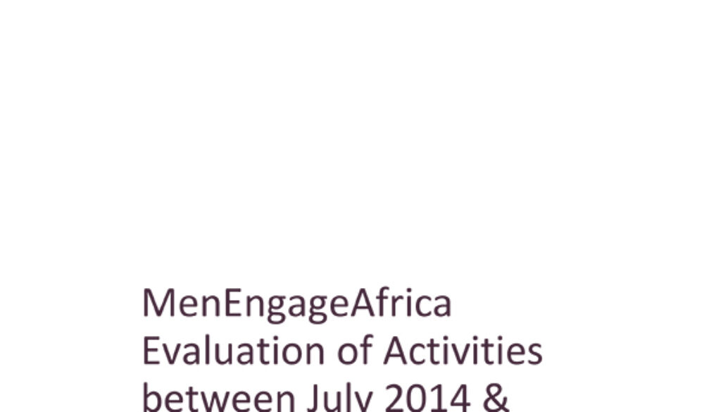 Singizi Evaluation MEA Phase 2