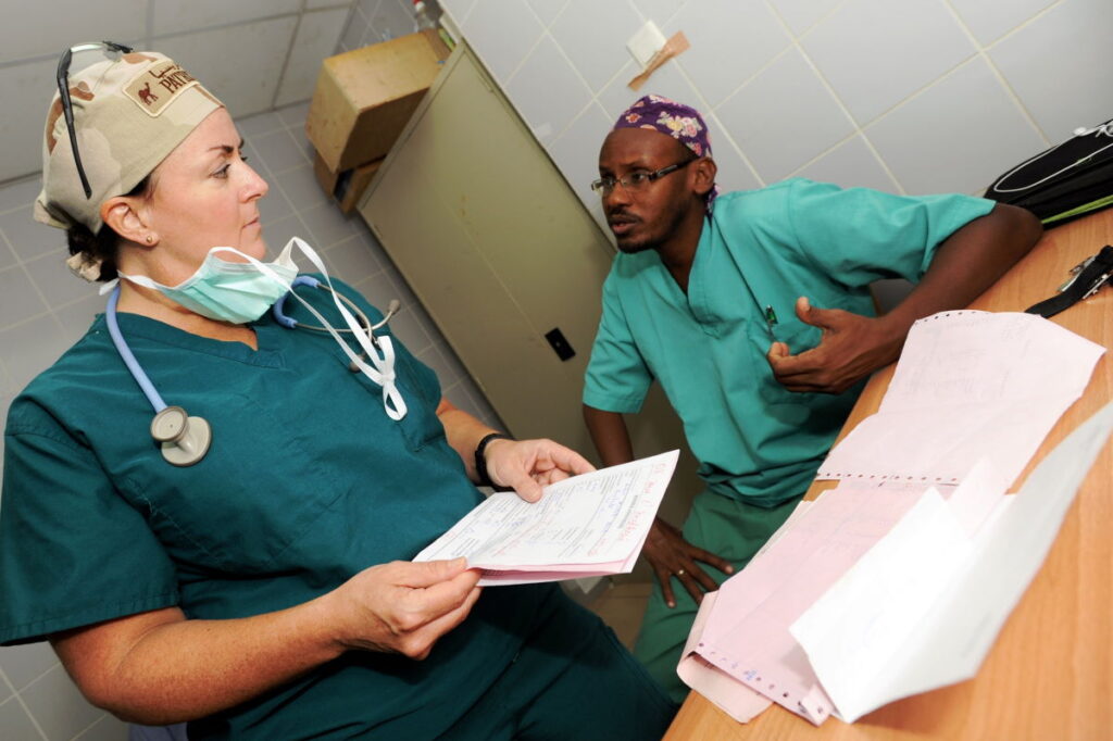 Covid-19 pandemic… and they called on the woman