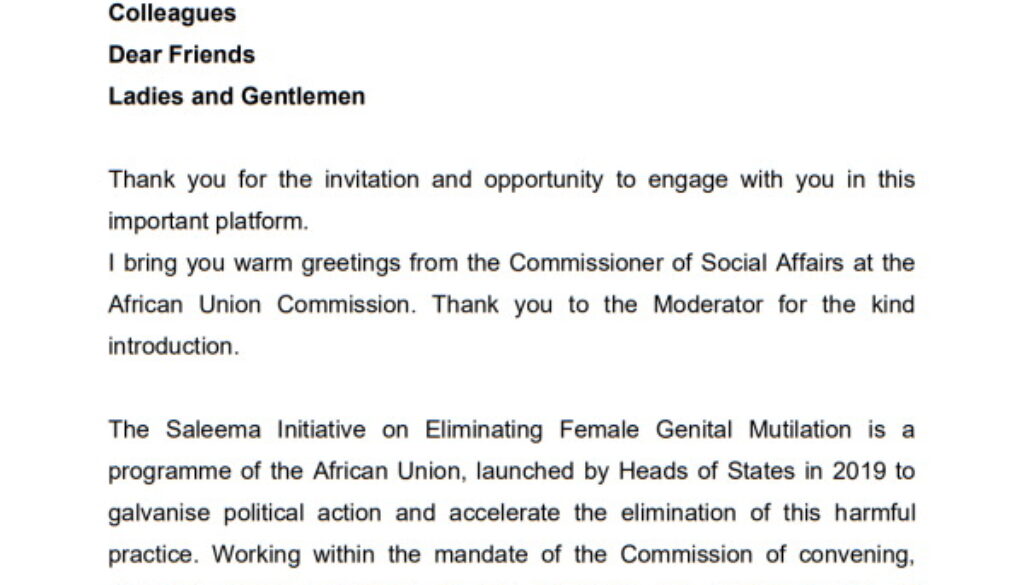 Statement Ubuntu Symposium Event