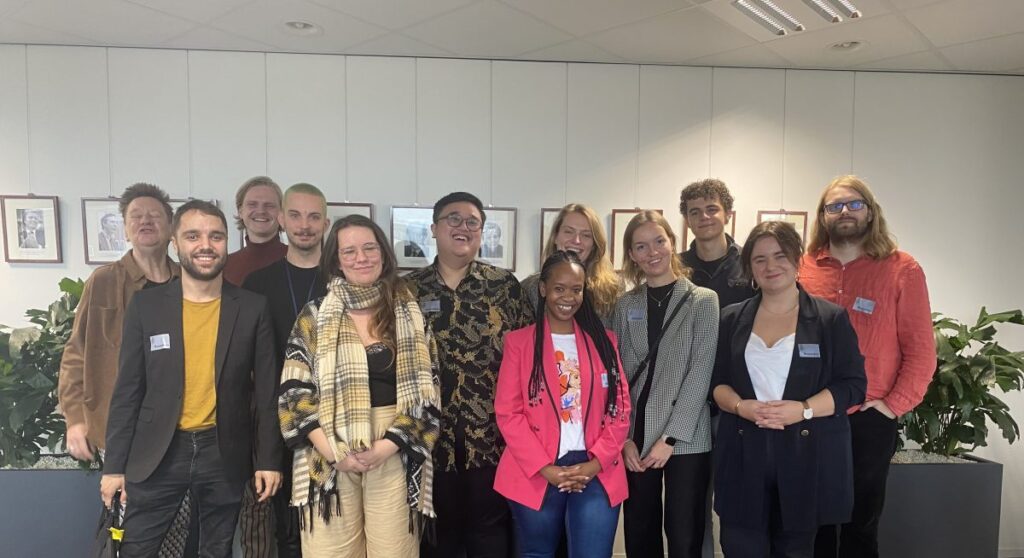 Ontlametse Raleru attends a meeting in Dutch Parliament on Youth Participation and Sexual Reproductive Health Rights (SRHR)