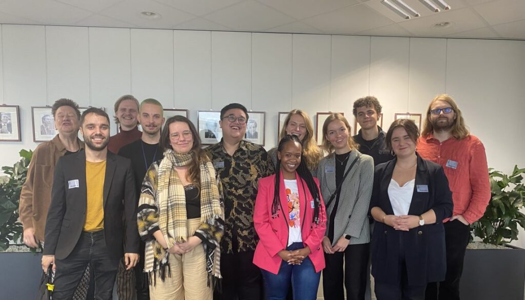 Ontlametse Raleru attends a meeting in Dutch Parliament on Youth Participation and Sexual Reproductive Health Rights (SRHR)