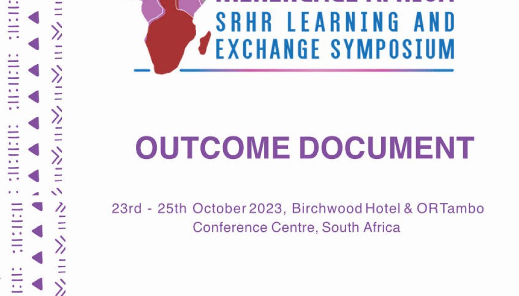 MEA SRHR learning and exchange symposium outcome