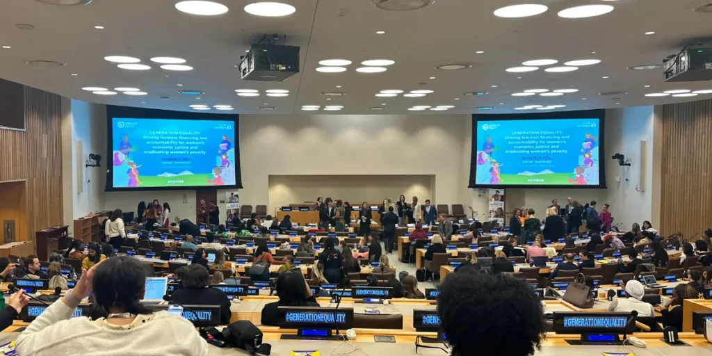Accelerating gender equality in fragile settings: A focus on women and girls at CSW68