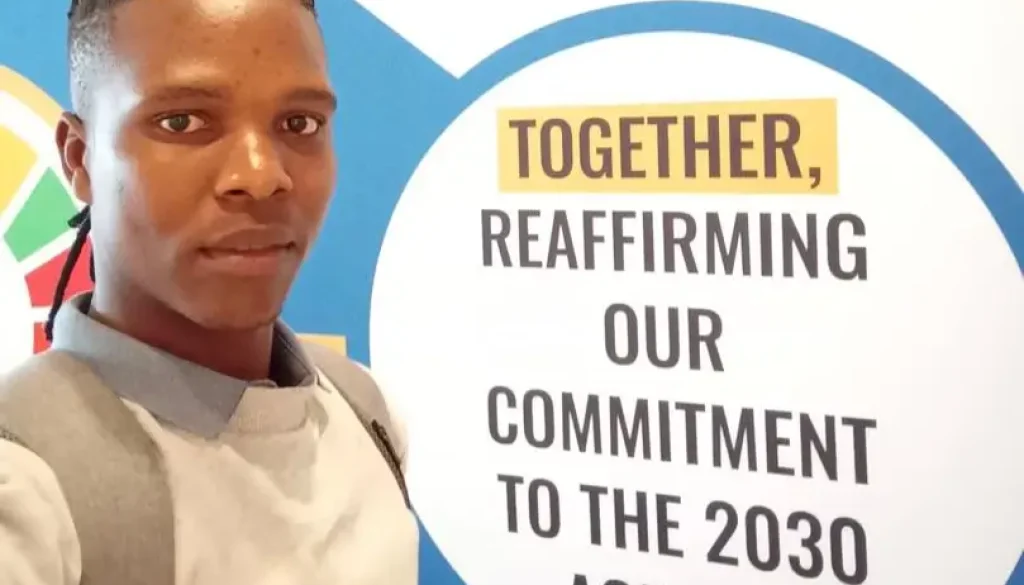 MenEngage Africa Youth Chair Gcina Shongwe reflects on the Summit of the Future!