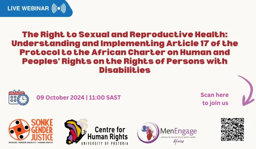 The Right to Sexual and Reproductive Health: Understanding and Implementing Article 17 of the Protocol to the African Charter on Human and Peoples’ Rights on the Rights of Persons with Disabilities