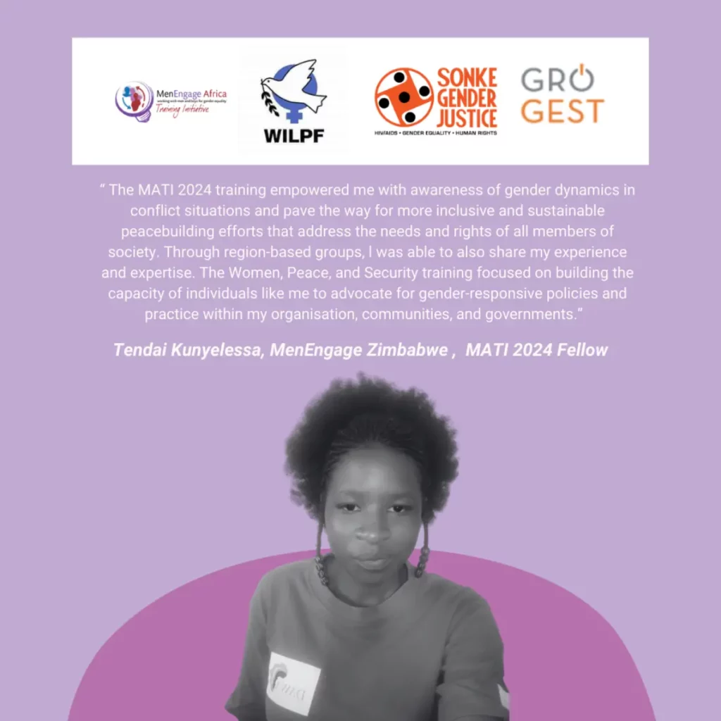 The MATI 2024 training empowered me with awareness of gender dynamics in conflict