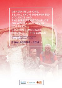 Gender relations, sexual and gender-based violence and the effects of conflict on women and men in North Kivu, Eastern Democratic Republic of the Congo