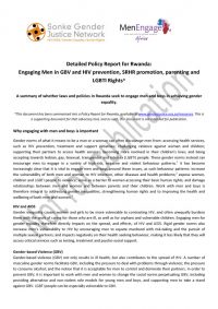 Detailed Policy Report for Rwanda