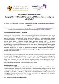 Detailed Policy Report for Uganda